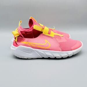Nike Flex Runner 2 Shoes Girls 5Y Pink Yellow Sneakers Slip On DJ6038-602